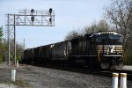 Southbound grain train